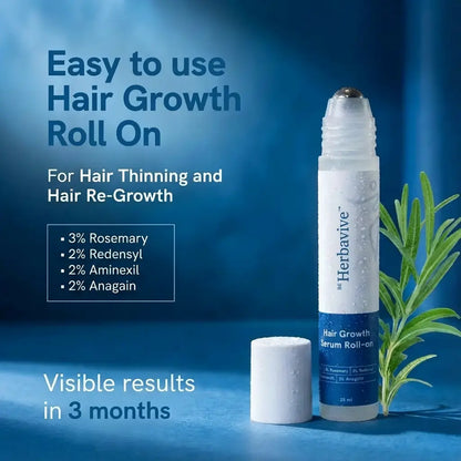 Herbavive Rosemary Hair Renewal Roll-On Serum™